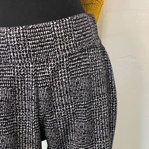 LANDS END Checkered Houndstooth Cigarette Fit Pants / Size M
